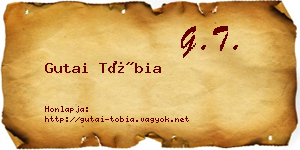 Gutai Tóbia névjegykártya
